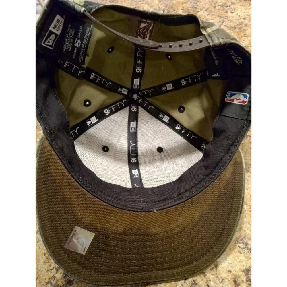 Cleveland Cavaliers New Era 59fifty Camo Snapback Hat - Picture 5 of 11